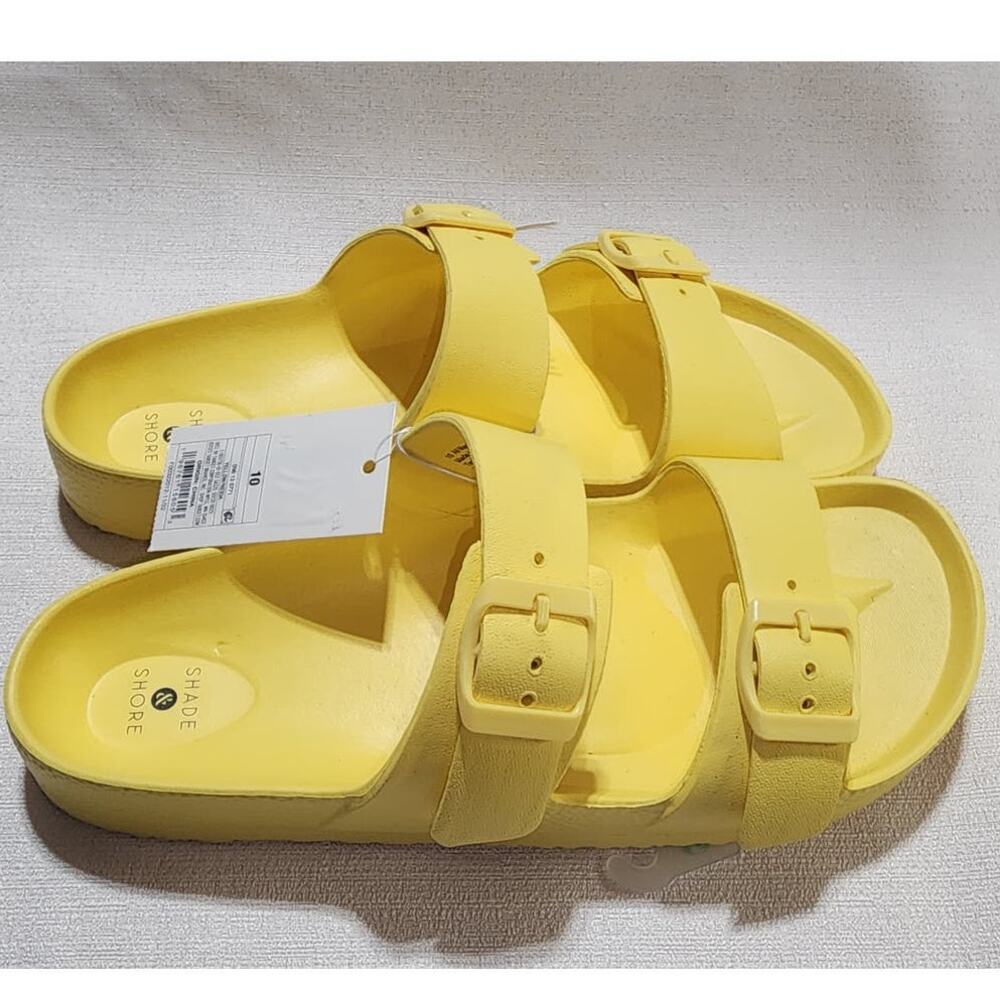 Shade and shore slid sandals size 10 womens